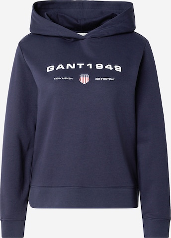 Sweat-shirt GANT en bleu : devant