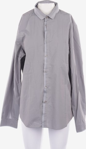 Cavalli Class Freizeithemd / Shirt / Polohemd langarm M-L in Grau: Vorderseite