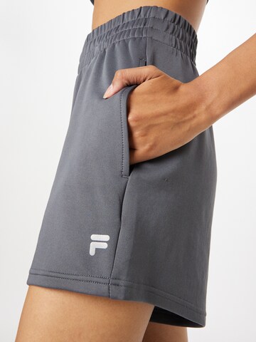 FILA Regular Workout Pants 'CALAIS' in Grey