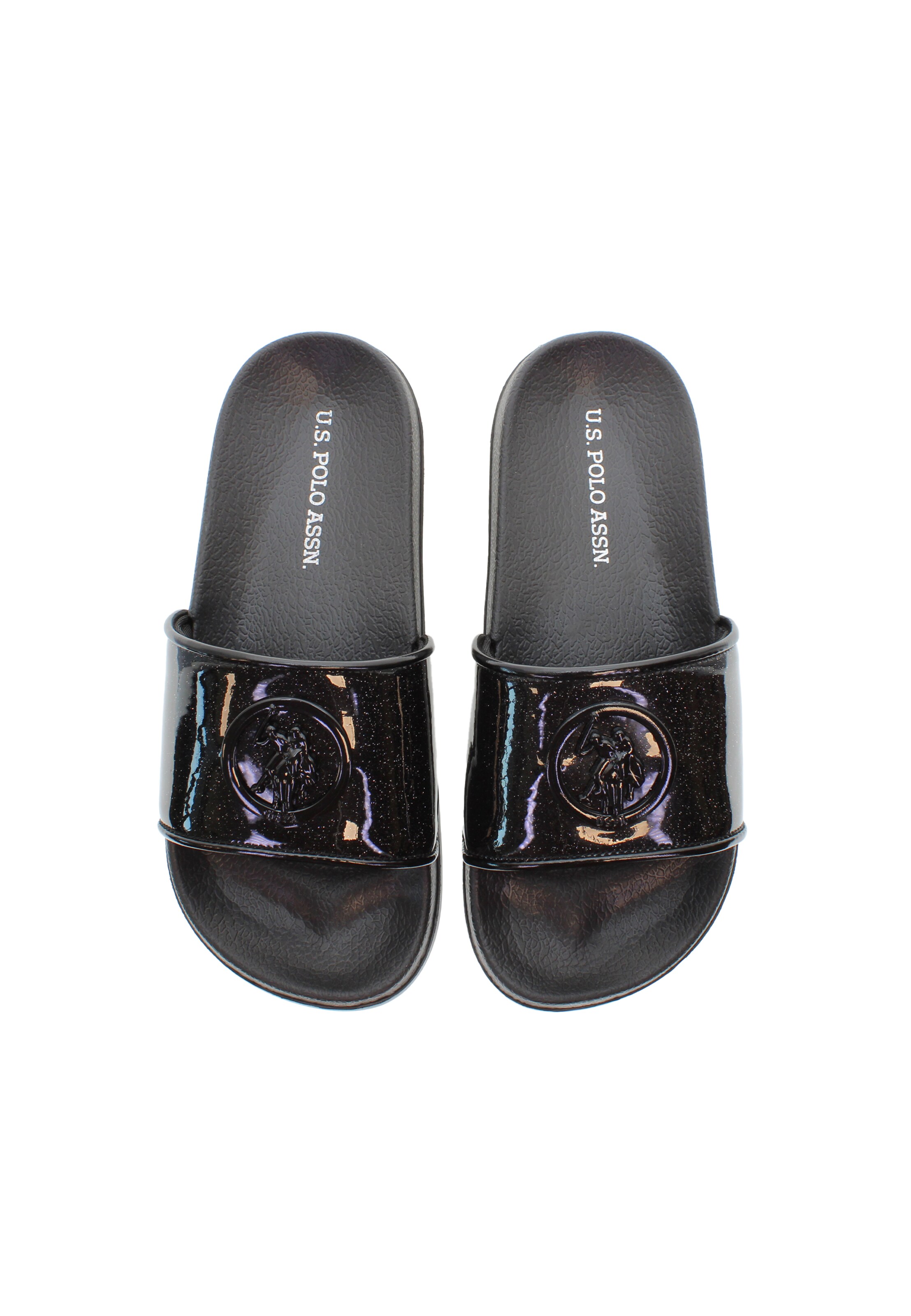 U.S. POLO ASSN. Hausschuh 'IVY002W/5Y2' in Schwarz