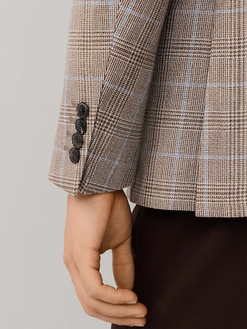 Coupe slim Veste de costume 'Ascot' Hackett London en beige