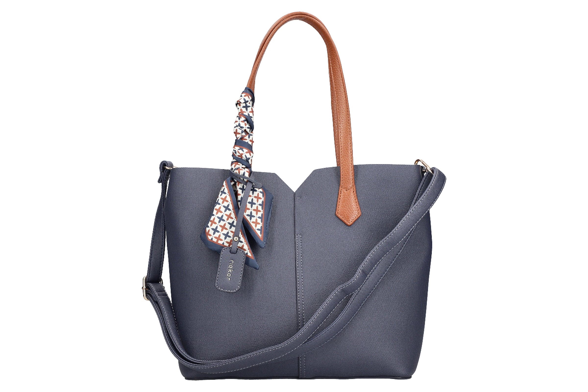 Cabas Rieker en bleu : devant