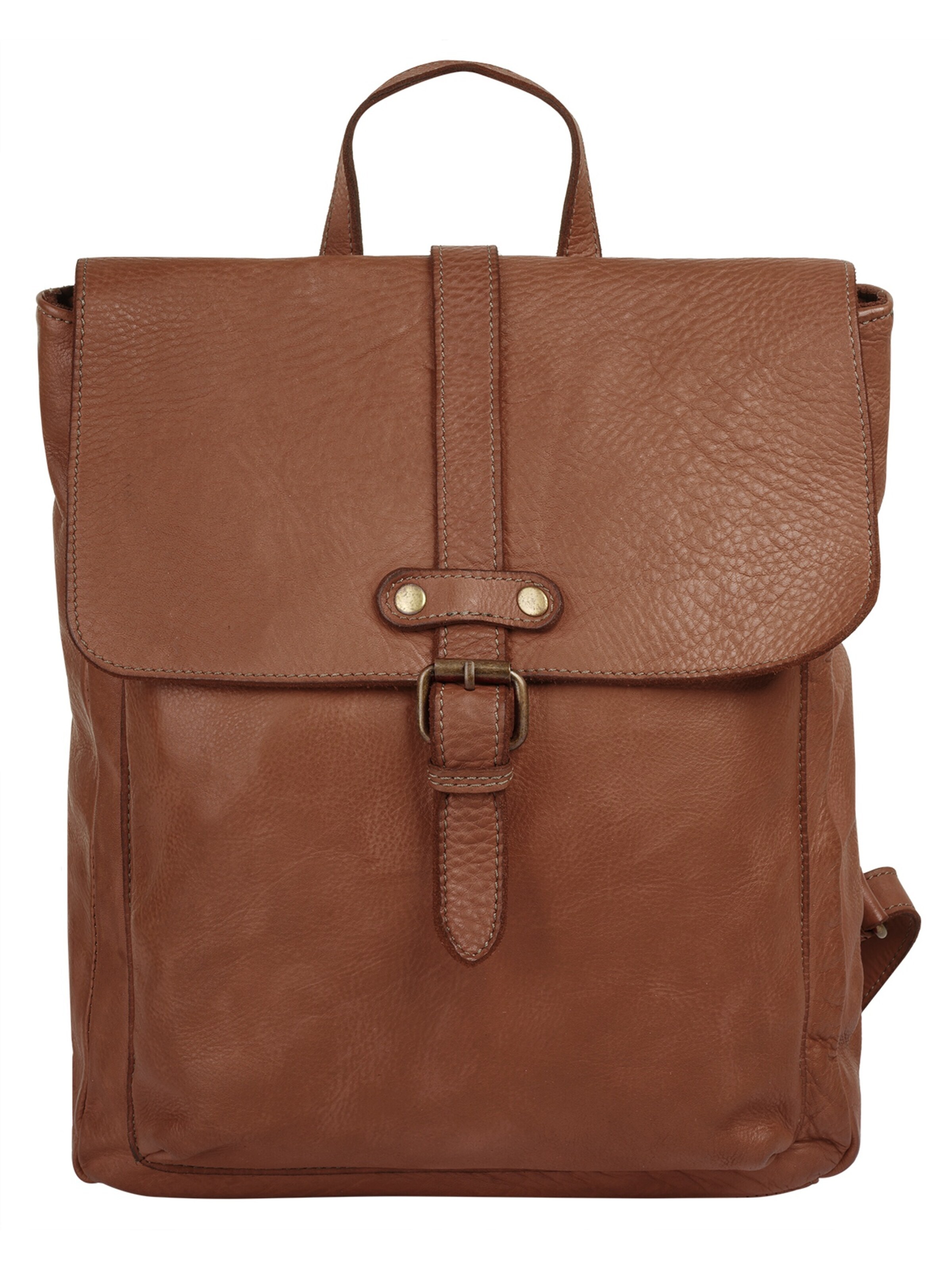 Samantha Look Backpack in Brown: front