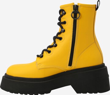 Tommy Jeans Lace-up bootie in Yellow