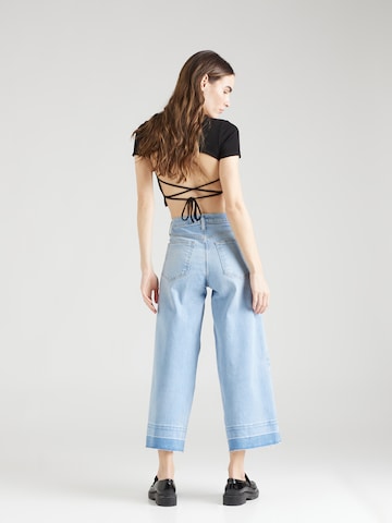 GAP Wide leg Jeans in Blauw