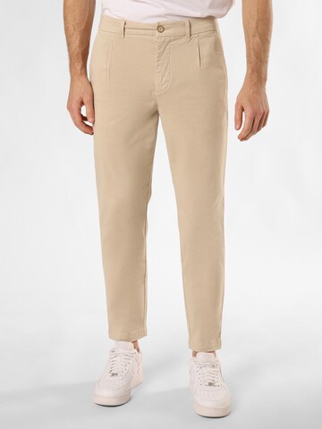 Pantalon chino Aygill's en beige : devant