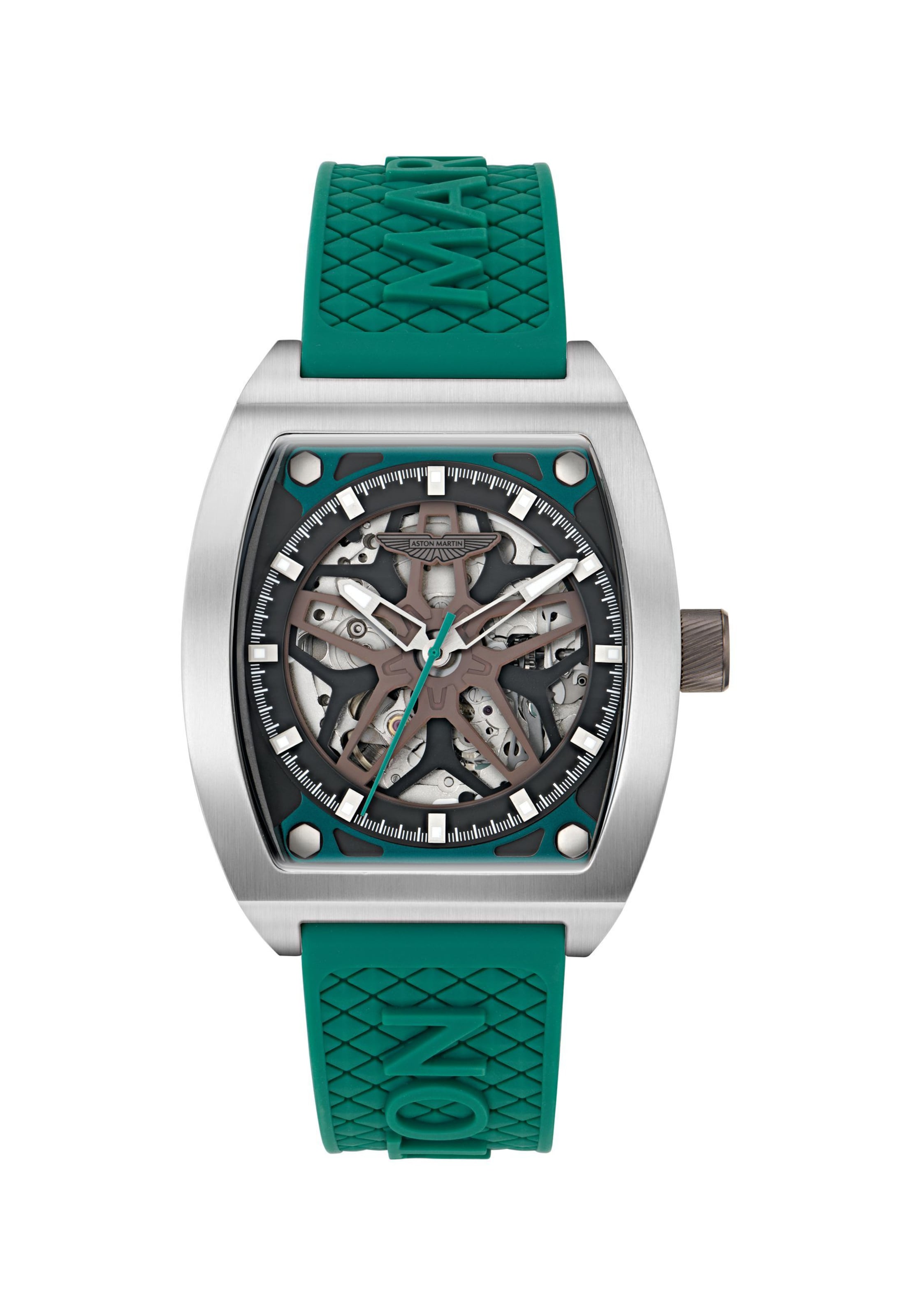 Montre à affichage analogique 'TRG' Aston Martin en vert : devant