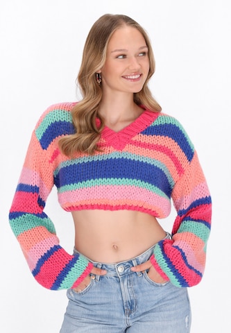 MYMO Sweater in Orange: front