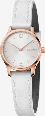 Calvin Klein Uhr 'K7V236L6' in Weiß: predná strana