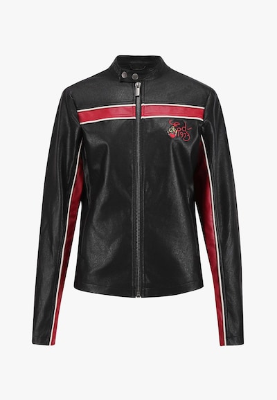 Ed Hardy Overgangsjakke 'Brave Hearts Stay True' i XXS i blodrød / sort, Produktvisning