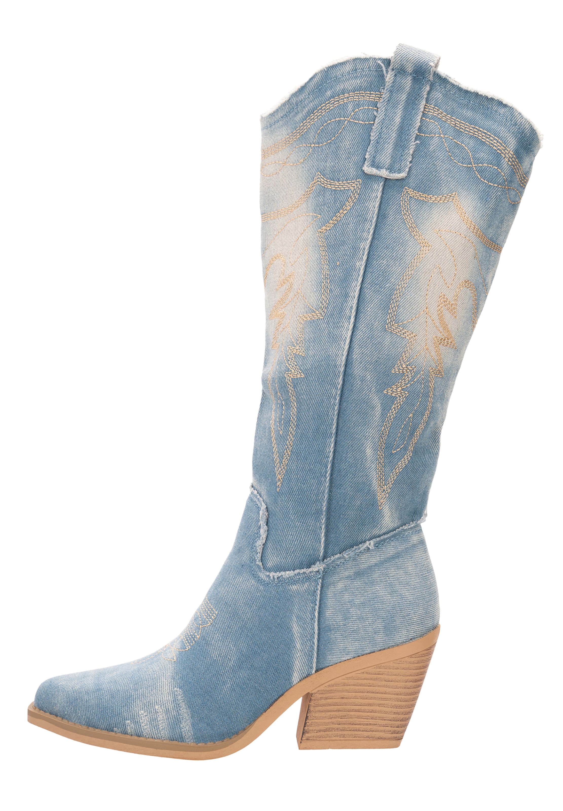 Salinyang Cowboylaarzen in Blauw