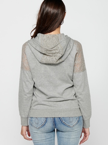 Sweat-shirt KOROSHI en gris