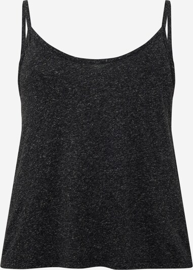 Selected Femme Curve Top 'LIVY' in mottled black, Item view