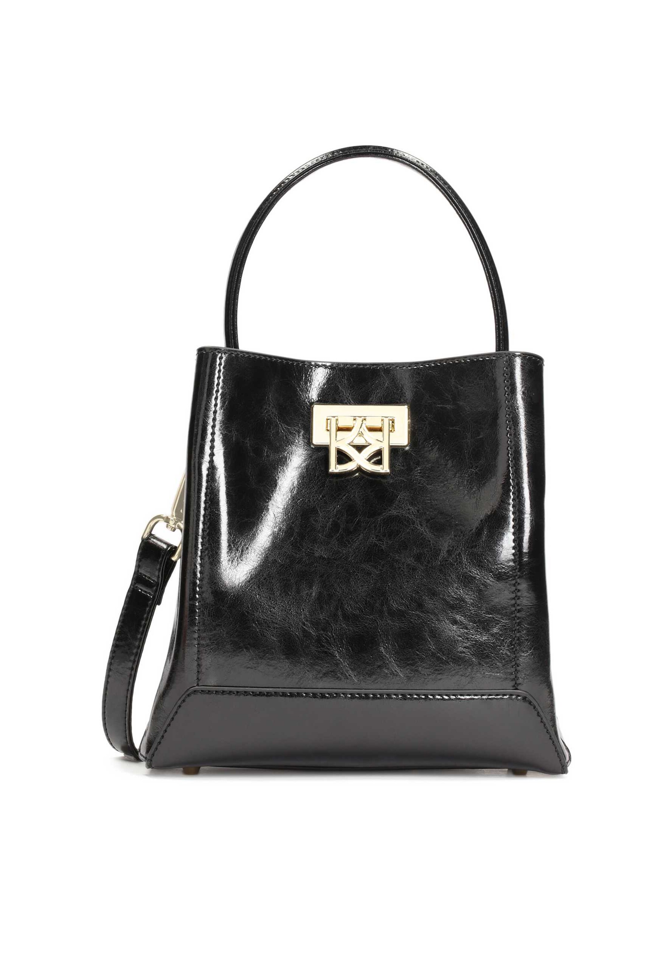 Kazar Handtasche in Schwarz: Vorderseite