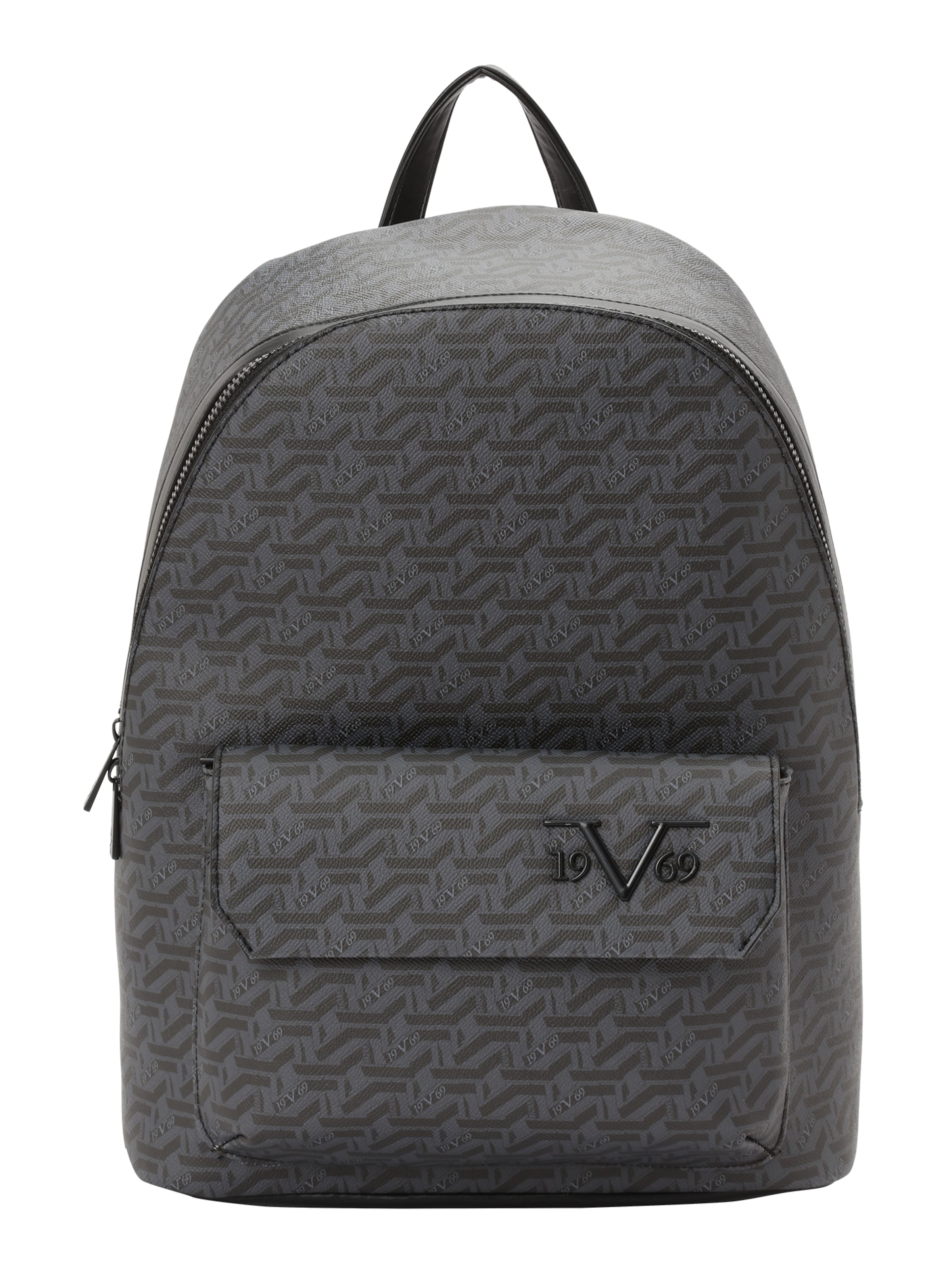 19V69 ITALIA Backpack 'Babilo' in Grey: front