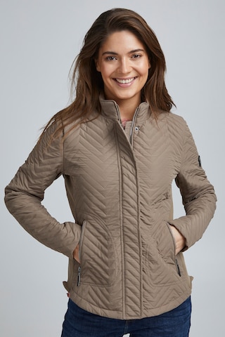 Fransa Between-Season Jacket 'FRESFIT' in Grey: front