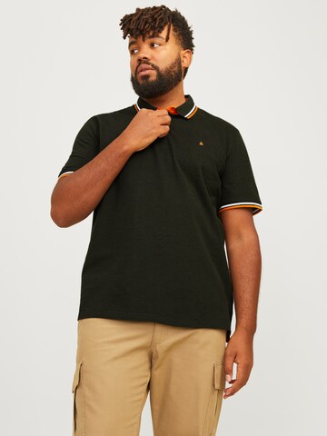 Jack & Jones Plus Shirt 'JJEPaulos' in Groen: voorkant
