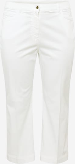 Persona by Marina Rinaldi Pantalon à plis 'RAPALLO' en blanc, Vue avec produit