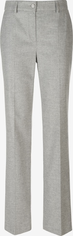 Pantalon à plis Fadenmeister Berlin en gris : devant