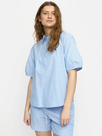 Soft Rebels Blouse 'Ebbi' in Blauw: voorkant