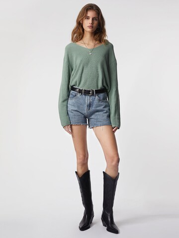 Young Poets Sweater 'Bente' in Green