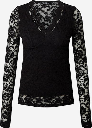 Dorothy Perkins Shirt 'Scallop' in schwarz, Produktansicht