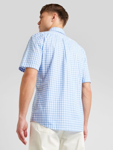 FYNCH-HATTON Regular Fit Hemd 'Summer Vichy' in Blau