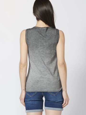 KOROSHI Top in Grau