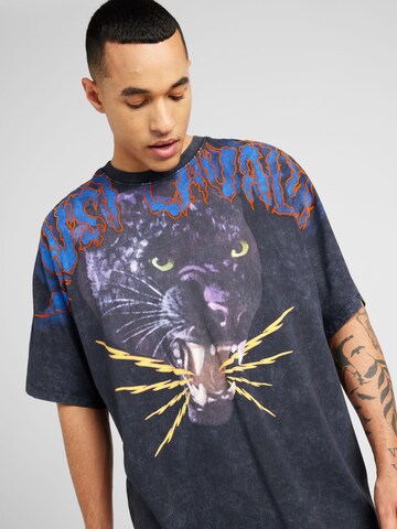 juoda Just Cavalli Marškinėliai