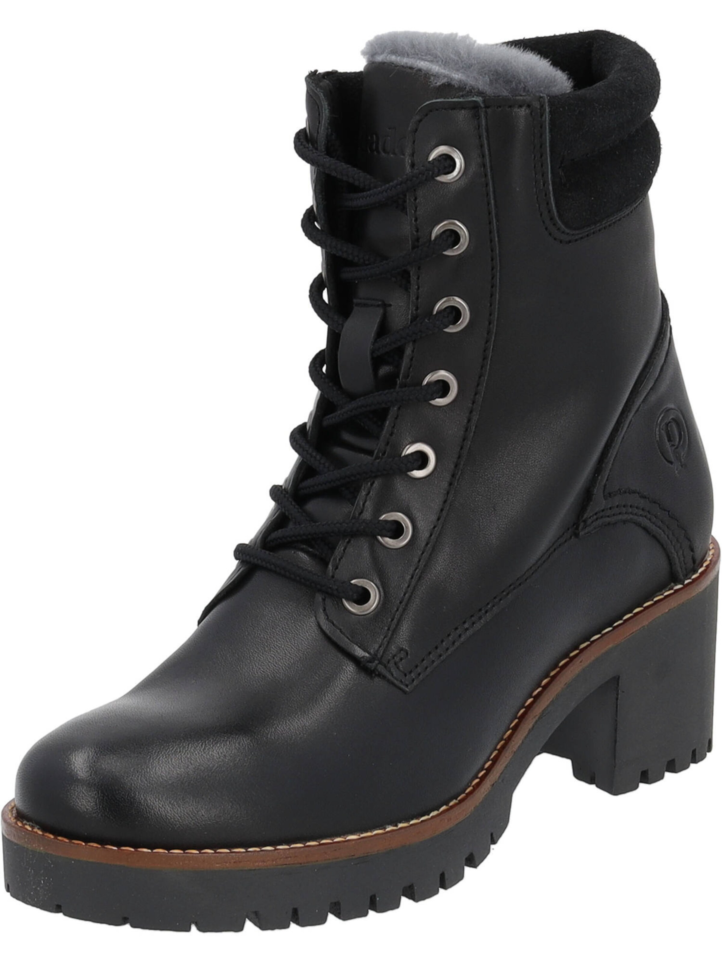 Palado Fűzős rövid szárú csizmák 'Skarda' - fekete: elől