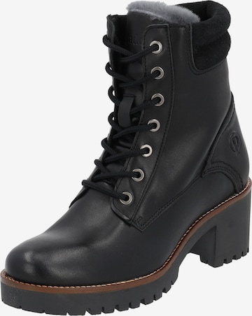 Palado Lace-Up Ankle Boots 'Skarda' in Black: front