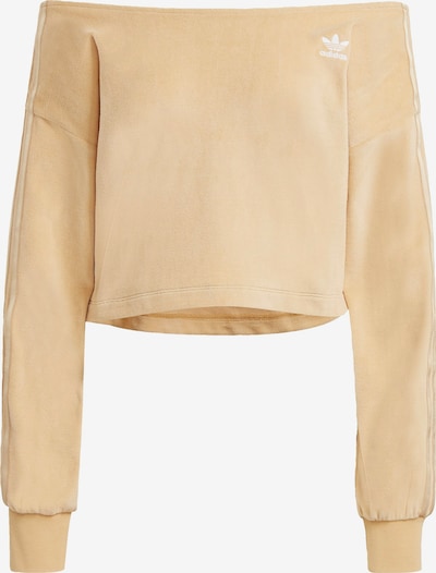 Pulover ADIDAS ORIGINALS pe bej / alb, Vizualizare produs