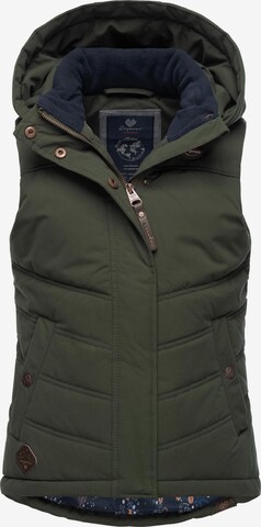 Ragwear Vest 'Marrin' in Green: front