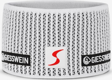 GIESSWEIN Athletic Headband 'Hochfilzen' in White: front
