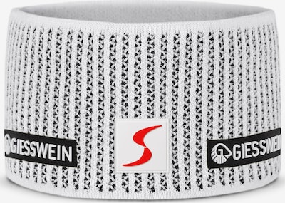 GIESSWEIN Athletic Headband 'Hochfilzen' in Grey / Black / natural white, Item view