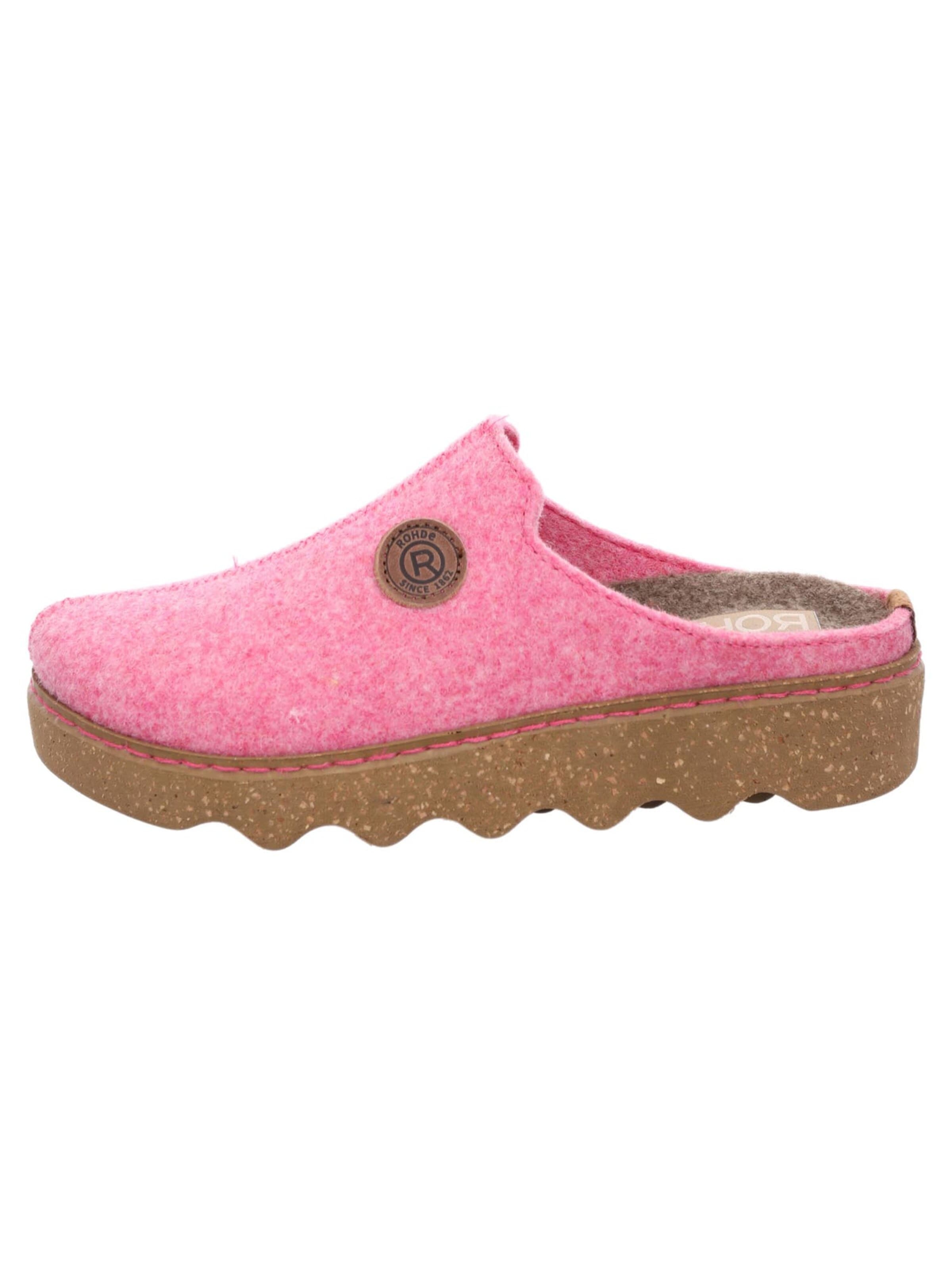 ROHDE Clogs 'Foggia-D' in Pink: front