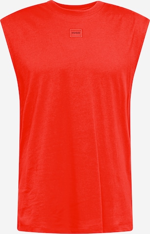 T-Shirt 'Dankto241' HUGO Red en rouge : devant