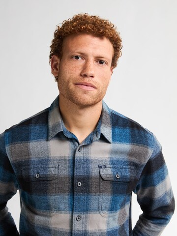PETROL INDUSTRIES MEN Comfort fit Overhemd in Blauw