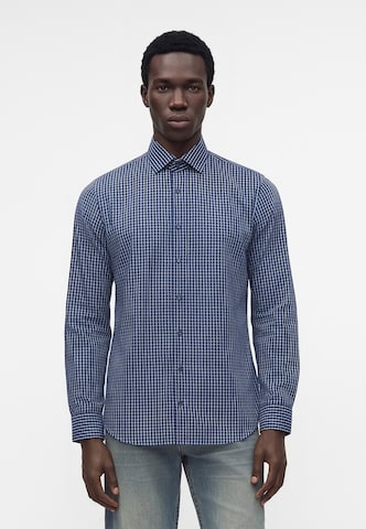 Michael Kors Regular fit Overhemd in Blauw: voorkant