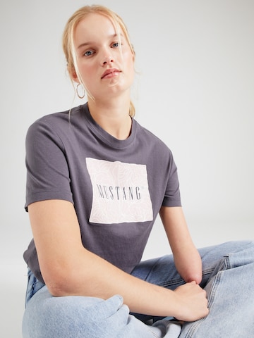 MUSTANG T-Shirt 'ALINA' in Grau