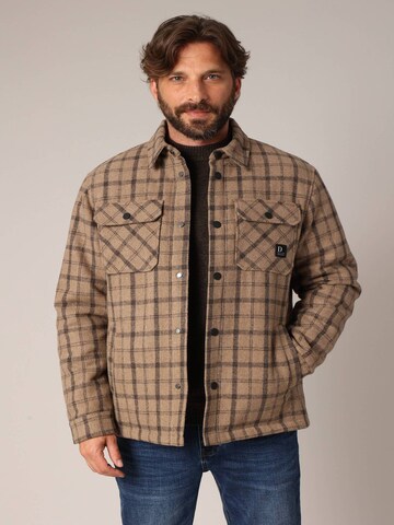 Veste mi-saison 'Kaido' Deeluxe en marron : devant