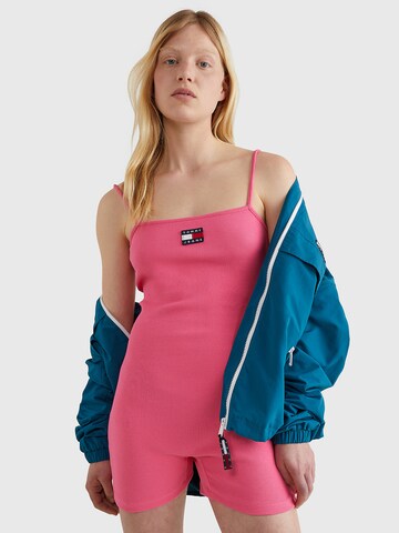 Tommy Jeans Jumpsuit in Roze: voorkant