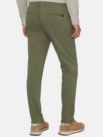 Boggi Milano Slimfit Spodnie w kolorze zielony
