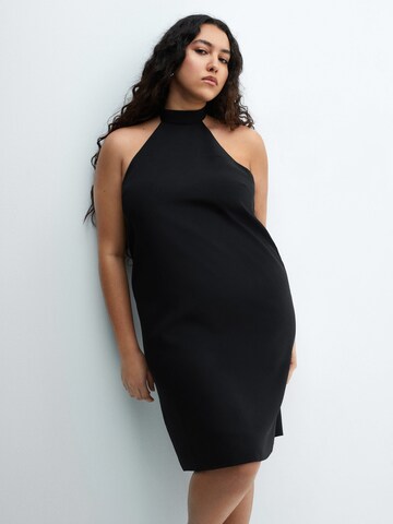 Robe 'BOBIET' MANGO en noir : devant