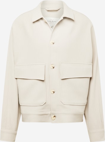 River Island Tussenjas in Beige: voorkant