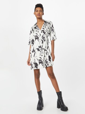 Monki Dress in White: front