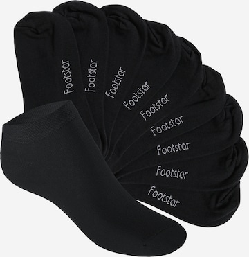 footstar Socken 'EVERYDAY! Kinder' in Schwarz: Vorderseite
