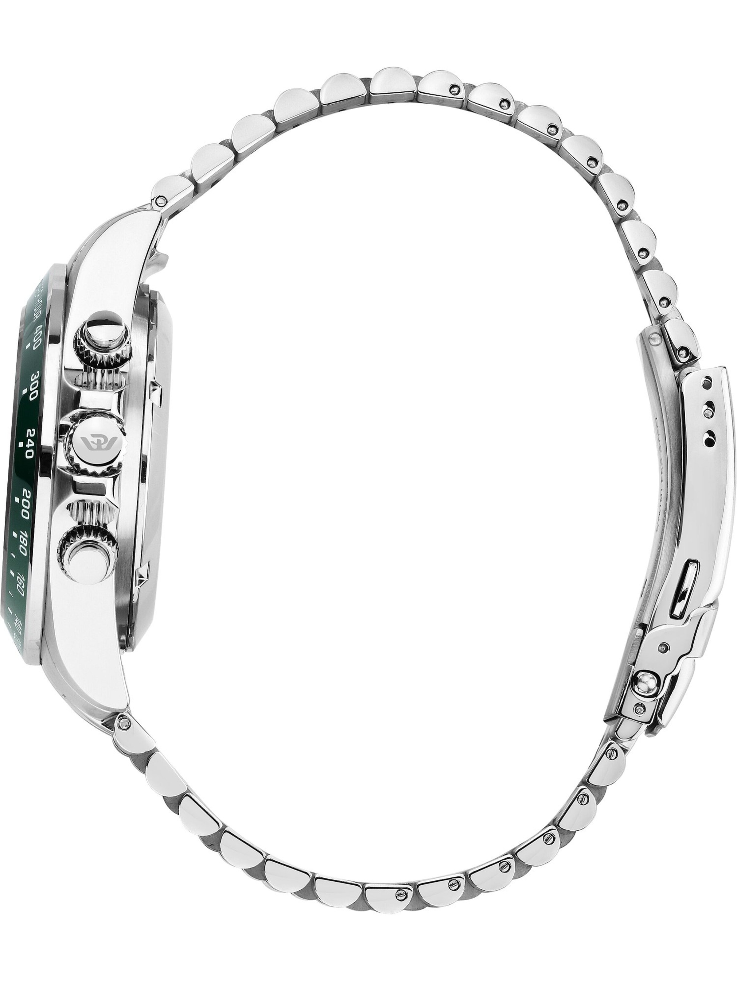 Philip Watch Analoguhr Set in Silber