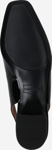 CAPRICE Γόβες slingback σε μαύρο