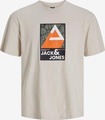 JACK & JONES Majica 'OJJ' | bež barva: sprednja stran